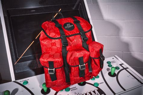 100t gucci colab|Gucci and 100 Thieves launch new backpack collab. Only 200 are .